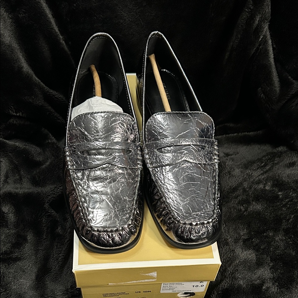 Black Leather Loafers